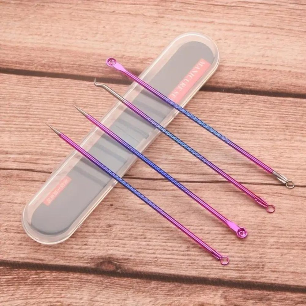 New 4-piece Blackhead Beauty Needle Set